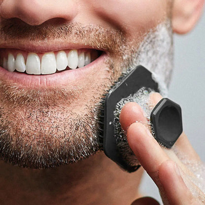 Clearance_Silicone Facial Cleansing Brush Scrubber Miniature Face Deep Clean Shave Massage Face Scrub Brush Face Cleaner_Continu